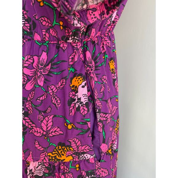 Derek Lam 10 Crosby Dallas Cotton Floral Nap Dress sz 10 - Picture 6 of 11